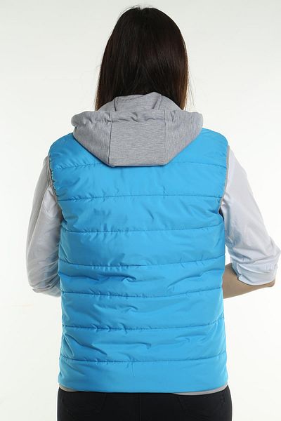 intersivin Slim Cut Detachable Hooded Women's Puffer Vest