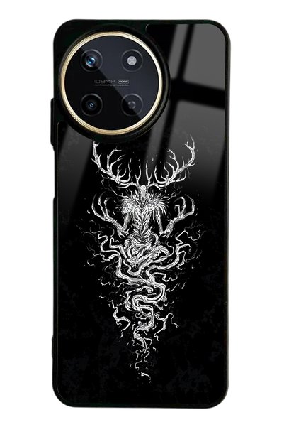 Spoyi Oppo Realme 11 Witcher 3 Deer Design Glossy Phone Case
