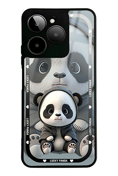Spoyi Gm Era 30 White lucky panda Tasarımlı Glossy Telefon Kılıfı