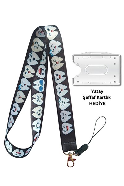 doktorbonem Slatka traka za kartice sa zubima - traka za ovratnik i vrat, tra...