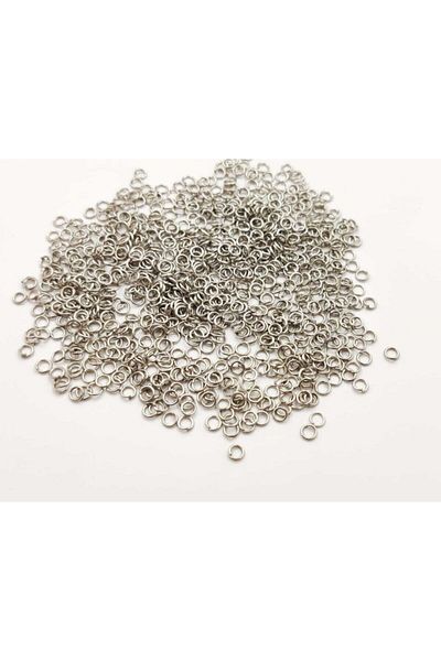 yiğit aksesuar 1 Ki̇lo 4 mm Silver Metal Ring