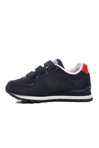 Hammer Jack Peru 102 19250-F Navy Blue-Red Velcro Unisex Kids Sneakers