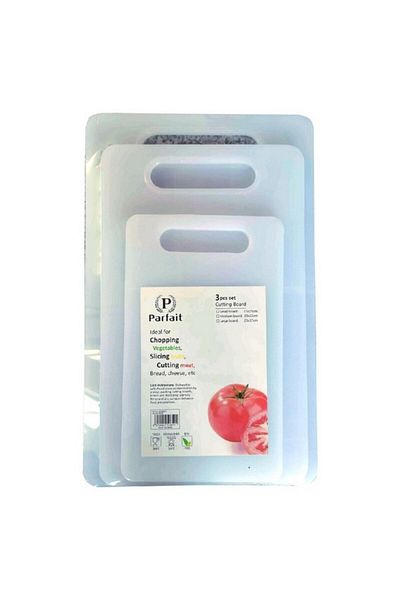 Parfait 3-Piece Dishwasher Safe BPA-Free Durable Cutting Board
