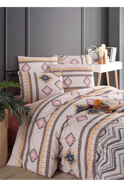 Nevresim Dünyası Ranforce Duvet Cover Set - Double Didar
