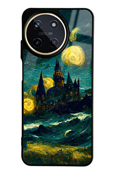 Spoyi Oppo Realme 11 Van Gogh Tasarımlı Glossy Telefon Kılıfı