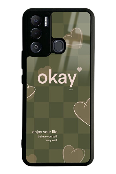 Spoyi Tecno Pova Neo Enjoy Your Life Tasarımlı Glossy Telefon Kılıfı