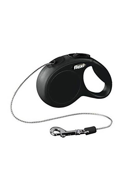 Flexi New Classic Ip Otomatik Köpek Gezdirme Tasması Siyah Xs 3 Metre