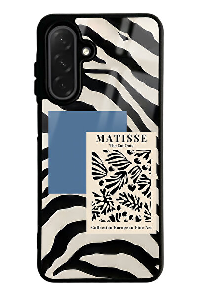 Spoyi Samsung A26 Zebra Matısse Tasarımlı Glossy Telefon Kılıfı