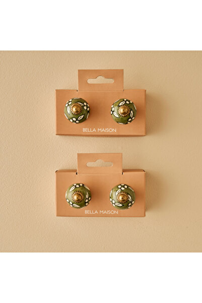 Bella Maison Milo Kulp 4'lü Yeşil (6,5x3x3 cm)