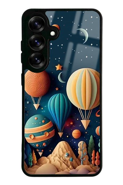 Spoyi Samsung S25 Astral Balloons Design Glossy Phone Case