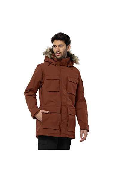 Jack Wolfskin Glacier Canyon Parka Erkek Gri Outdoor Mont 1107674_2503