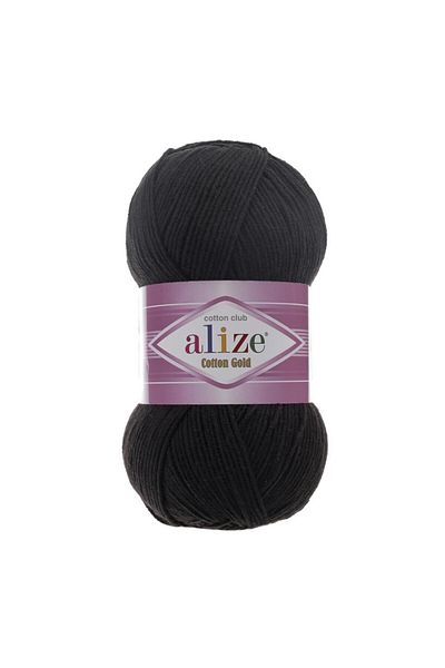Alize Αξεσουάρ Angel Cotton Gold Bag - No:60 Μαύρο