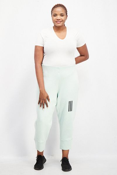 adidas Women Plus Size Training Pants, Mint Green
