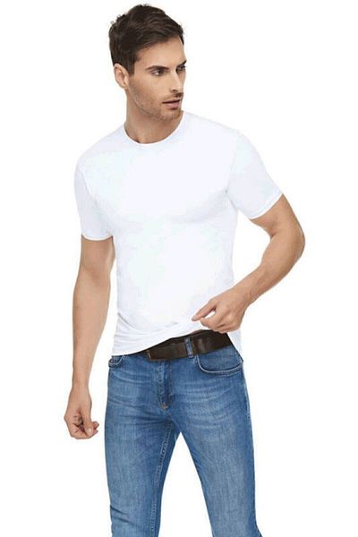 KEYAL Tutku Elit Elt1301 / Elit Elastan Zero Collar (3 Pcs) |   White