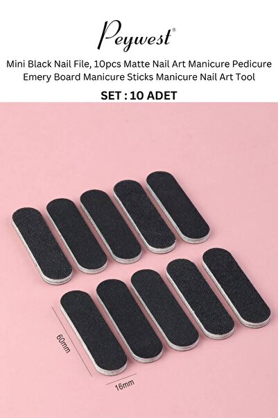 PEYWEST 10 Adet Kolay Taşınabilir Kağıt Tırnak Törpüsü