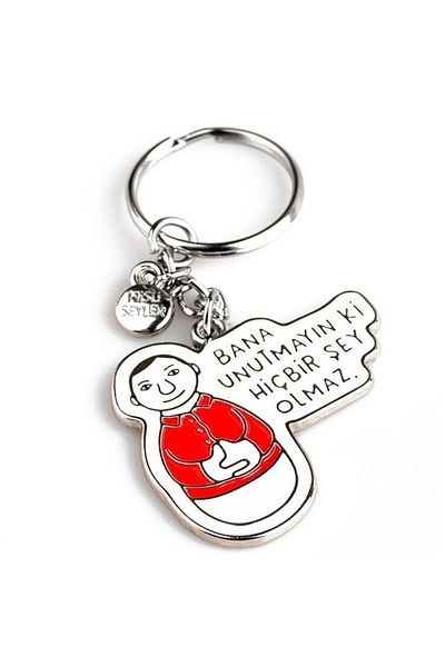 Hisli Şeyler Keychain Remember Me That Nothing Happens 500458 -99