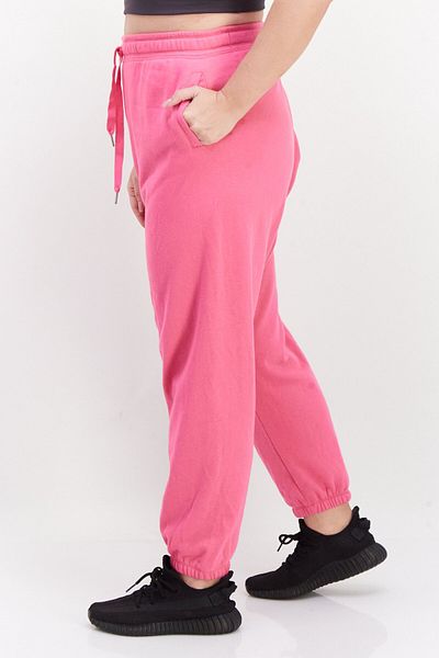 Calvin Klein Women Plus Size Solid Jogger Pant, Pink