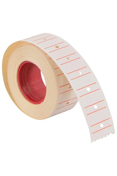 Tanex Etichetă de preț cu linii 12x21 Albă