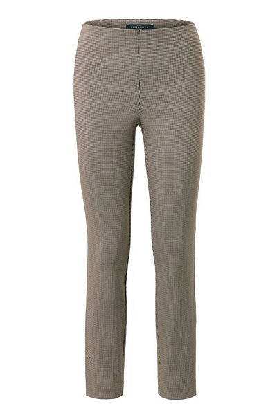 Tchibo Women Slim Fit Textured Pants, Olive