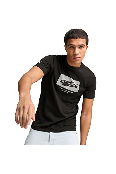 Puma Bmw Mms Erkek Siyah Günlük Stil T-Shirt 62750301