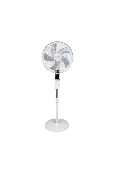 rebune Stand Fan with Digital Display and Remote Control, 3 Speed Settings 60W