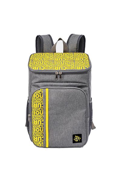 Biggdesign Moods up Curious Thermal Insulated Backpack, Waterproof, Leak Proof, Thermal Bag, 19.1L