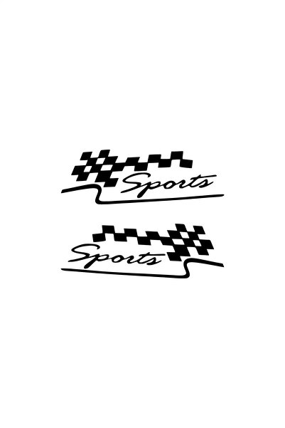 Generic Brand Sports Sticker 20 X 6 cm