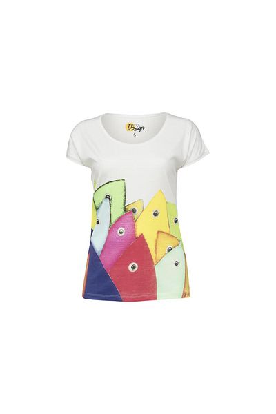 Biggdesign Tricou pentru femei Abundance Fish