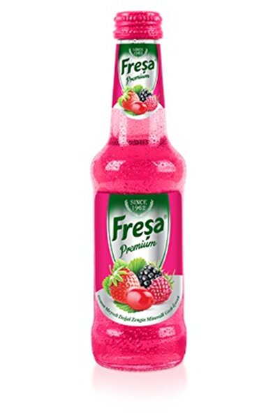 FREŞA Premium Orman Meyveli Vitaminli Doğal Zengin Mineralli Gazlı İçecek 250ml 6'lı