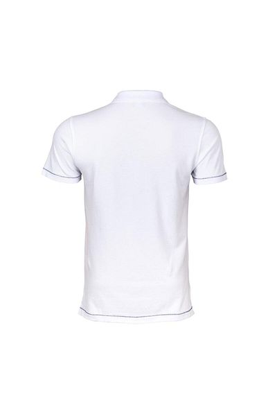 ANEMOSS Anchor Weißes Poloshirt für Herren