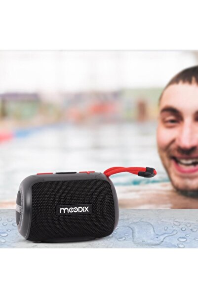 Moodix Ho23t10 Bluetooth Hoparlör Siyah 5w Ipx6 Suya Dayanıklı