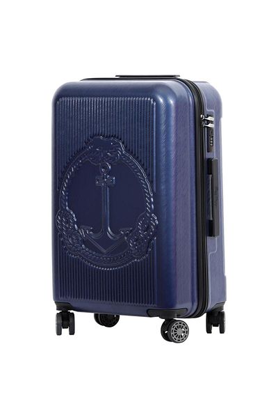 Biggdesign Ocean Navy Blue - Mittelgroßer 24-Zoll-Koffer