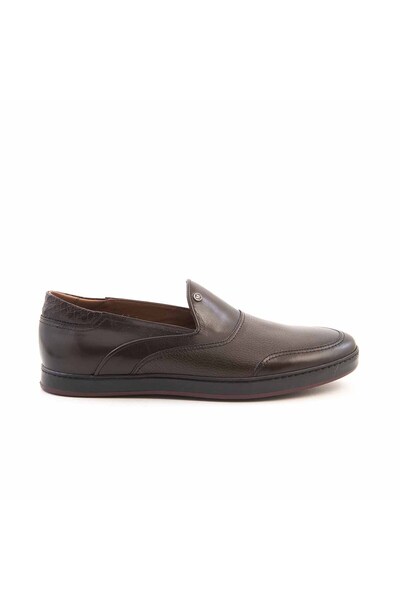 Mocassini Gold Men's Genuine Leather Brown Casual Shoes