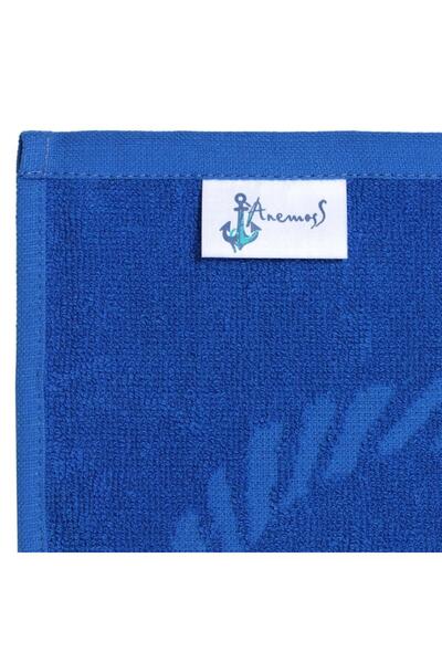 ANEMOSS Plážová osuška Kotva modrá 140x70 cm