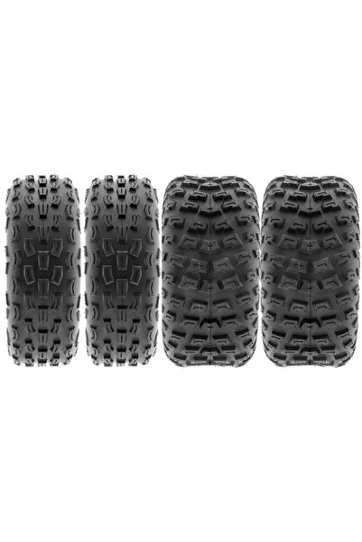 Sunf Set 21x7-8 Ve 22x10-8 A029-a030 6 Kat Atv Lastik Ön-arka