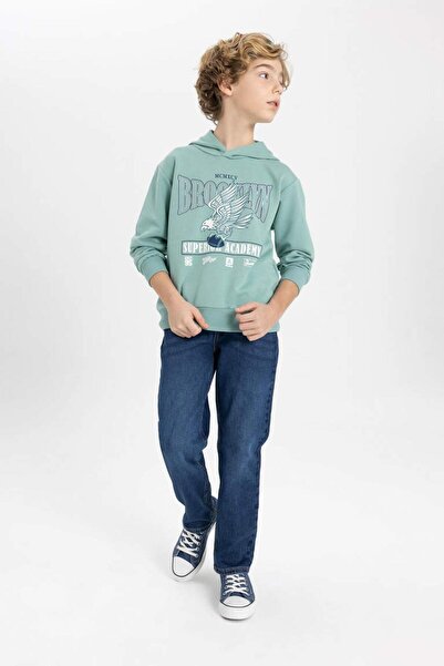 DeFacto B6460a8 Ss Boy Straight Fit egyenes szárú Jean nadrág