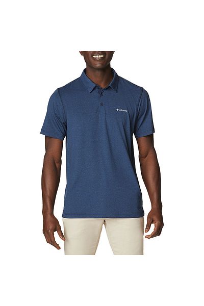Columbia Ανδρικό μπλουζάκι πόλο εξωτερικού χώρου Navy Blue Tech Trail AO2933-465