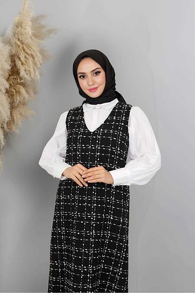 CNG MODA Hijab Tweed Gilet