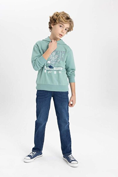 DeFacto B6460a8 Ss Boy Straight Fit egyenes szárú Jean nadrág