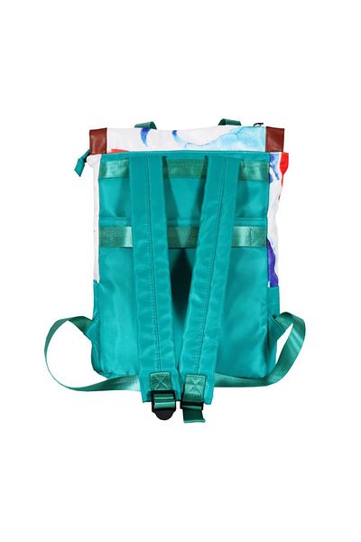ANEMOSS Türkisfarbener Sailor Girl Laptop-Rucksack mit Muster, lässig/täglich, Nr
