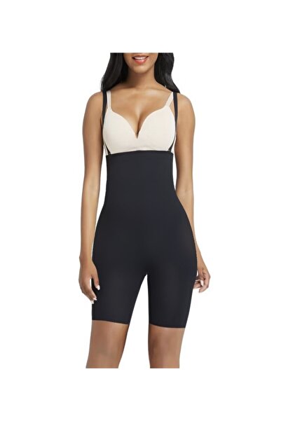 MİSTİRİK Pagliye Model Upper Leg and Buttock Lifting Laser Leggings Black Color