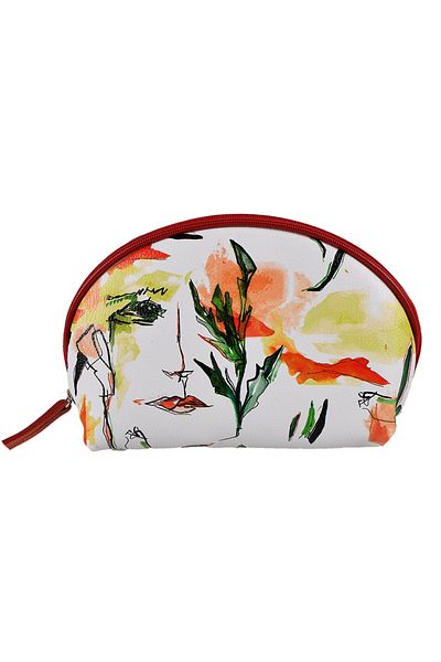 Biggdesign Geantă de machiaj din piele Faces