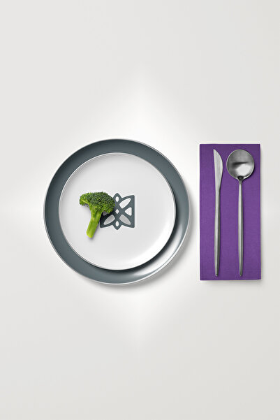 MARİTSA Σετ 6 μωβ βελούδινες υφασμένες χαρτοπετσέτες σερβιρίσματος - Ανθεκτικ...