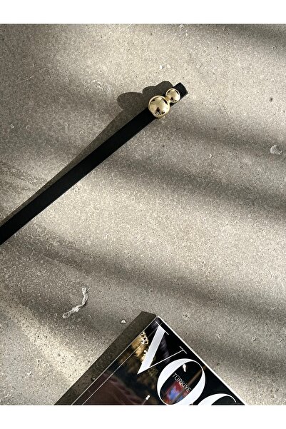 coaksco Curea de damă cu cataramă de aur