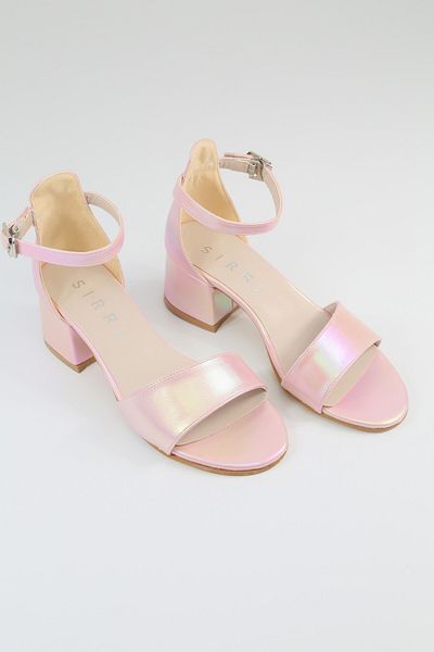 SIRRI Girl's Grace Evening Dress Heeled Sandals Shoes (26-36)