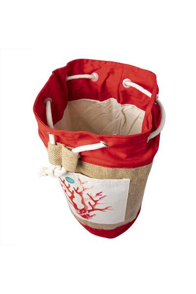 ANEMOSS Koralle Jutebeutel