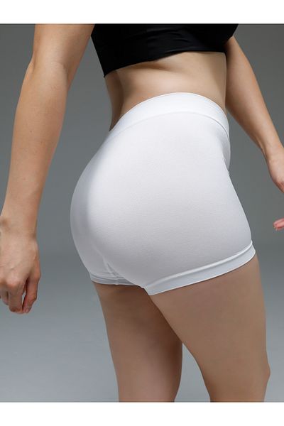 MİSTİRİK Model Moncorno Boxer Slăbit Butt Shaper Chiloți fără sudură fără marcaj Culoare albă
