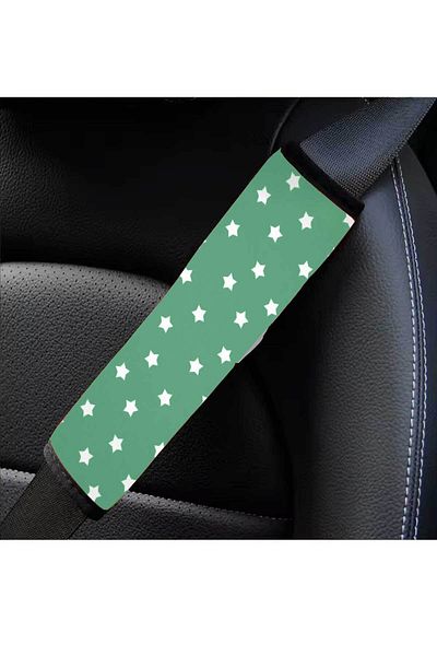 RevuBaby Green Star 25 cm Car Seat Belt - Softener and Cushion