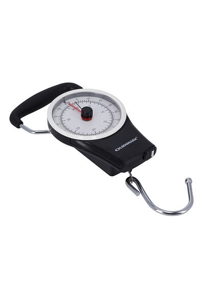 Olsenmark Mechanical Luggage Scale - Large Screen - Capacity 35Kg