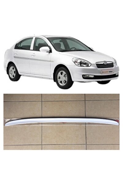 caralp Hyundai Accent Era Uyumlu Bagaj Üstü Spoiler Bagaj Çıtası Parlak Beyaz